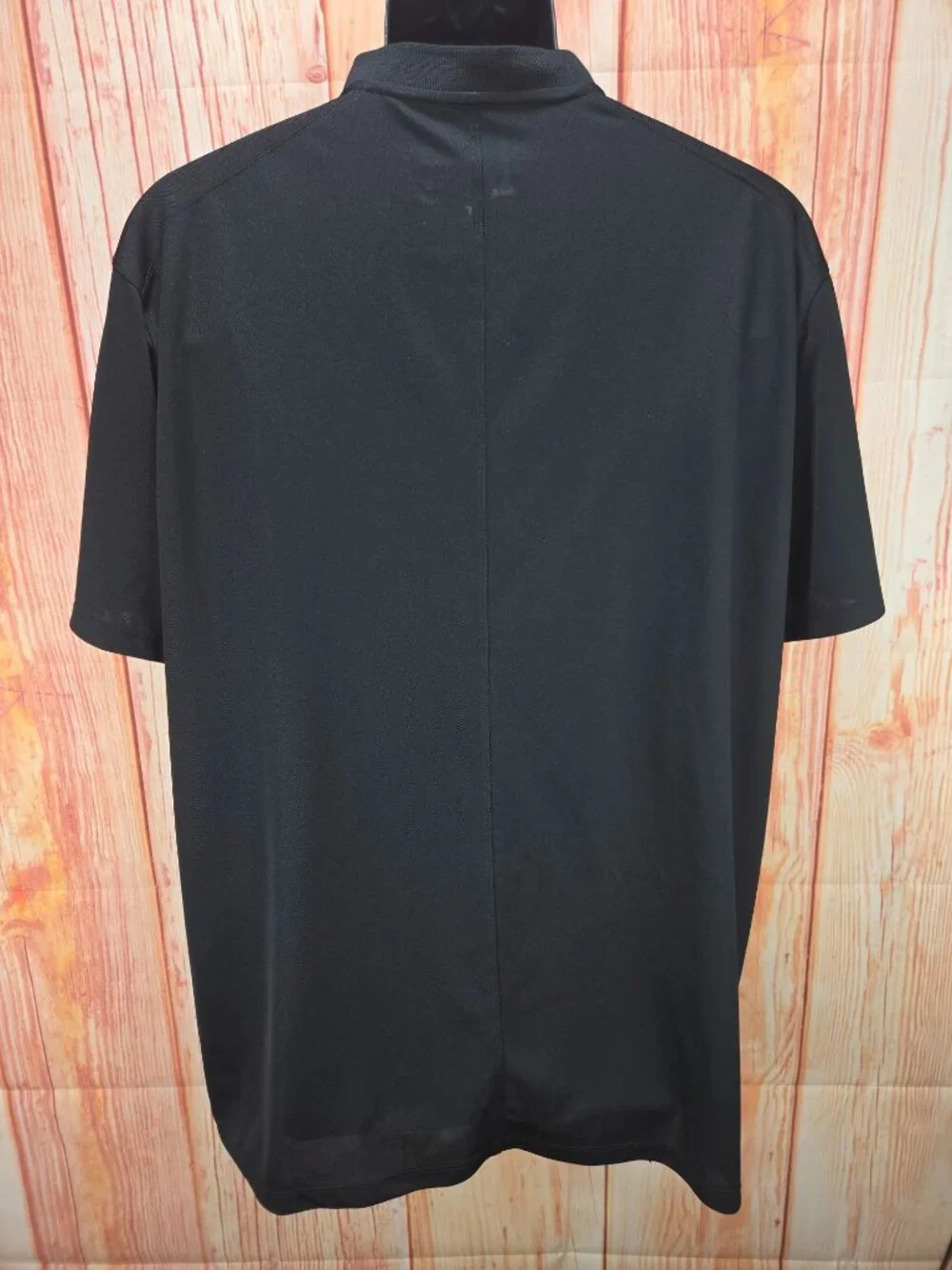 Nike Dri-Fit Mens Standard Fit Black Polo XL - Baseball Collar
